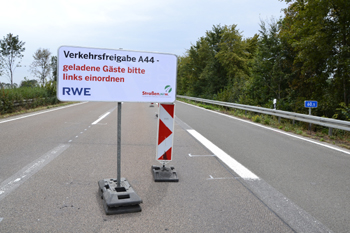 A44n leere Autobahn Verkehrsfreigabe Jackerath Holz Wanlo Jchen Aachen Koblenz 12