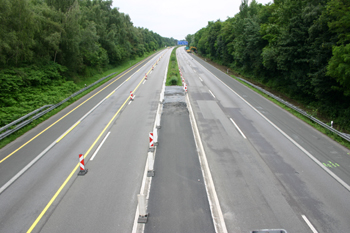 Autobahn Vollsperrung A52 Ruhrtalbrcke 34
