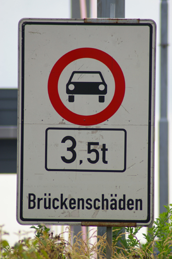 Autobahnbrcke A1 Leverkusen Kln-Merkenich Rheinbrcke Vollsperrung 23