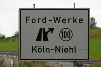 Autobahnbrcke A1 Leverkusen Kln-Merkenich Rheinbrcke Vollsperrung 43