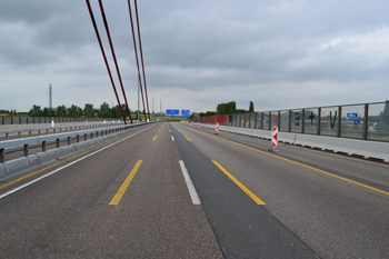 Autobahnbrcke A1 Leverkusen Kln-Merkenich Vollsperrung 23