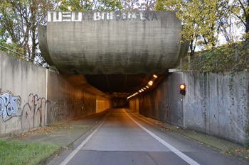 Autobahntunnel A46 Dsseldorf Universittstunnel  Tunnel Wersten Tunnelportal 266