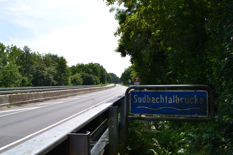 Bundestrae B61 Sudbachtalbrcke Autobahn A5 Nord Lhne 94