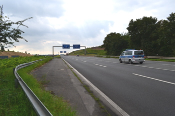 Autobahnbrcke A1 Leverkusen Kln-Merkenich Vollsperrung 76