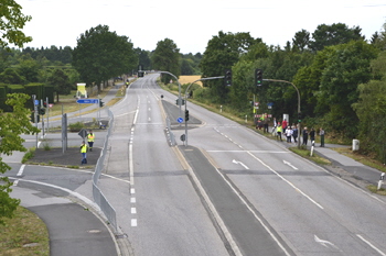 Tour de France Deutschland Autobahnsperrung A 57 Anschlustelle Kaarst Bttgen Neuss 57