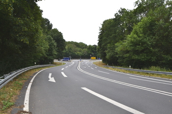 Tour de France Rhein-Kreis-Neuss gesperrte Autobahn A 57 Kaarst Bttgen 86